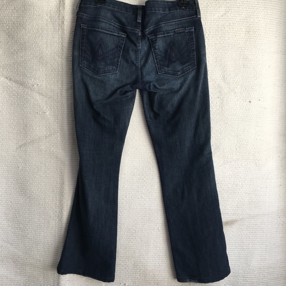 7FAM Seven A-Pocket Jeans Dark Wash - 28.5 inseam - Picture 2 of 6